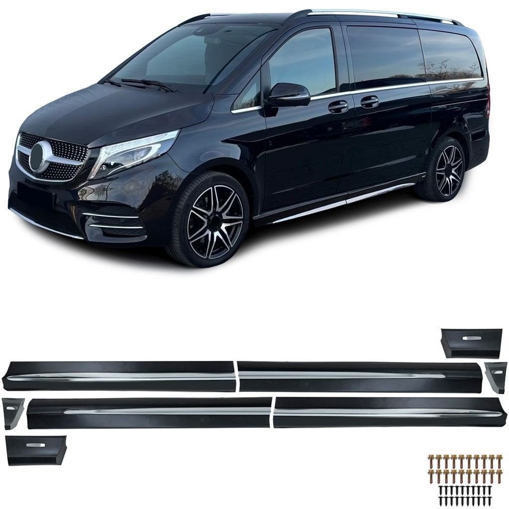 Side Skirts Mercedes Vito V Klasse W447 Compact Lang Extra L, Verzenden