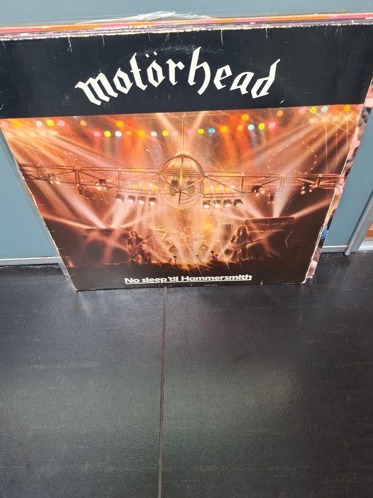lp - motorhead - no sleep 'til hammersmith, Cd's en Dvd's, Vinyl | Hardrock en Metal, Gebruikt, 1980 - 1989, Ophalen of Verzenden