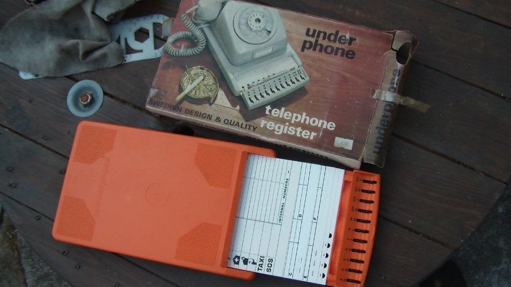 vintage telefoonregister, Verzamelen, Retro, Ophalen of Verzenden