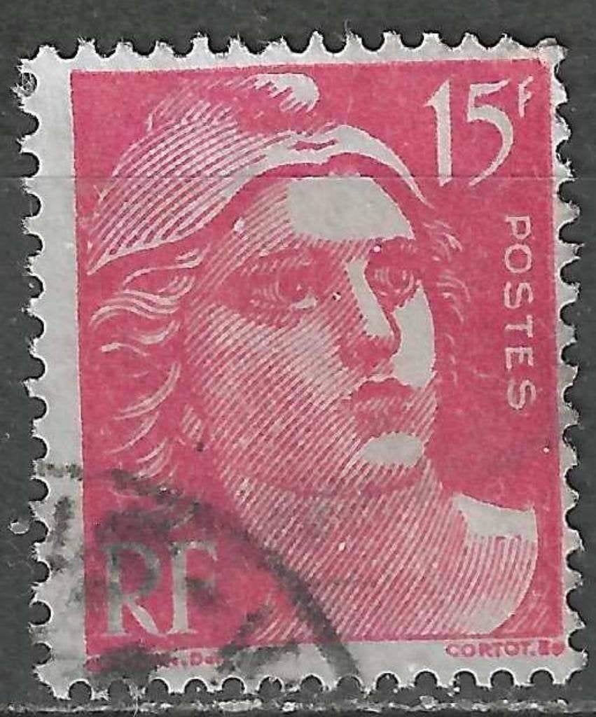 Frankrijk 1948 - Yvert 813 - Marianne de Gandon (ST), Verzenden, Gestempeld
