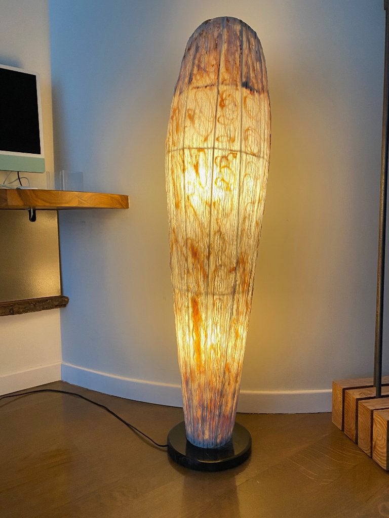 Vloerlamp sfeervol design, Ophalen, Gebruikt, 100 tot 150 cm, Vintage 80's