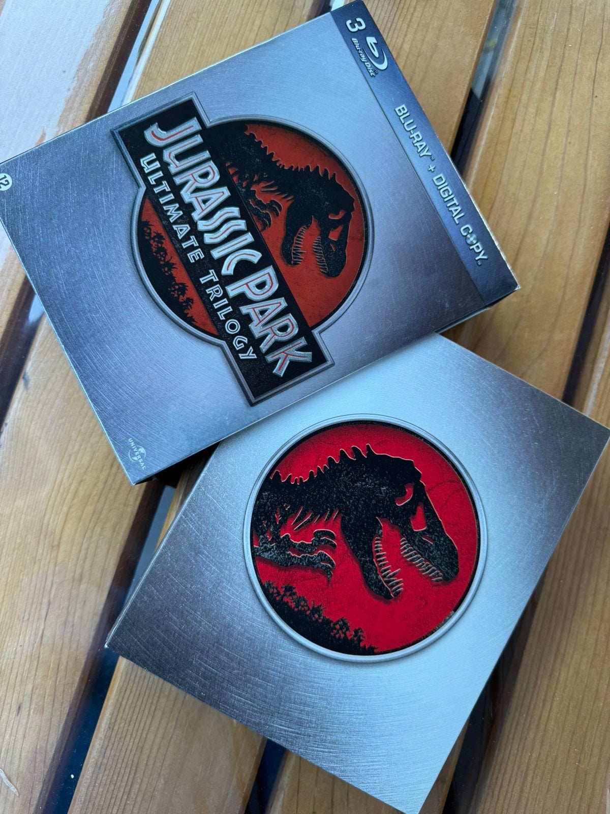 Jurrasic park trilogy blu ray, Ophalen of Verzenden, Zo goed als nieuw
