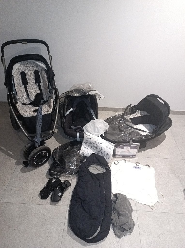 Volledige set maxi-cosi mura 3in1 kinderwagen, Kinderen en Baby's, Kinderwagens en Combinaties, Ophalen, Zo goed als nieuw, Combiwagen