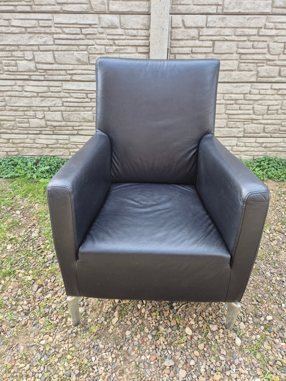 leren zetel toppertje, Ophalen, Eenpersoons, Design, Leer