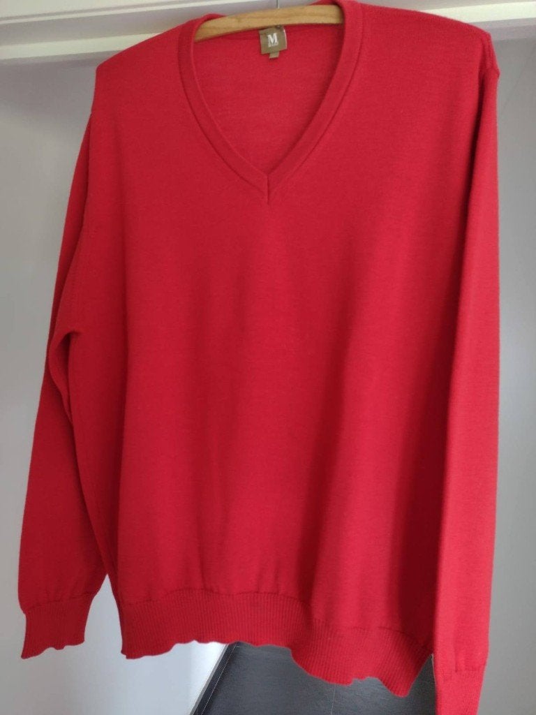 pull Maerz – maat 54 – 100% wol – als nieuw, Ophalen of Verzenden, Zo goed als nieuw, Rood, Maerz