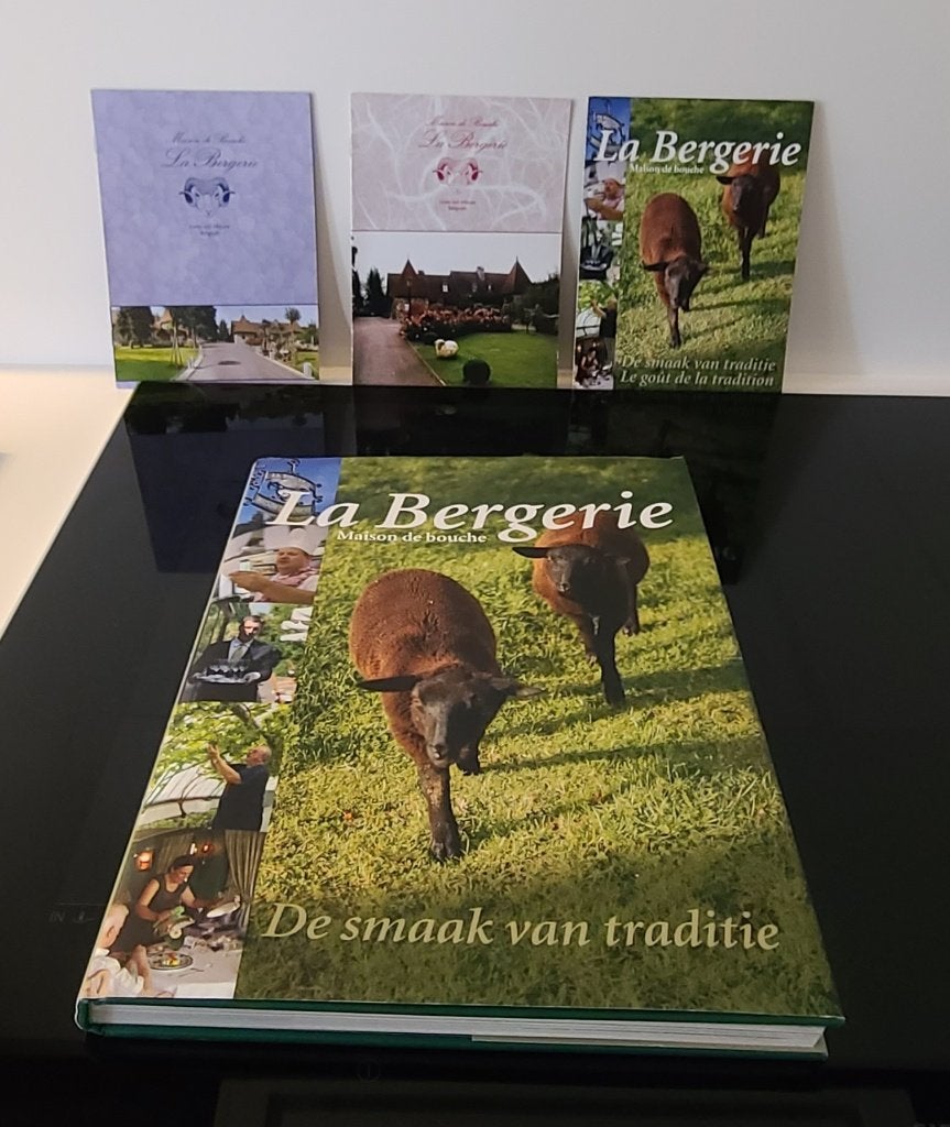 Unieke kans: Boek: La Bergerie - Maison de bouche N. Mertens, Ophalen, Voorgerechten en Soepen, Zo goed als nieuw, Nest Mertens, Jozef Schildermans, Femke De Lameillieure