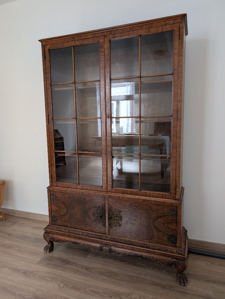 Vitrine, Maison & Meubles, Armoires | Vitrines, Enlèvement, Utilisé, Autres essences de bois, Avec porte(s)