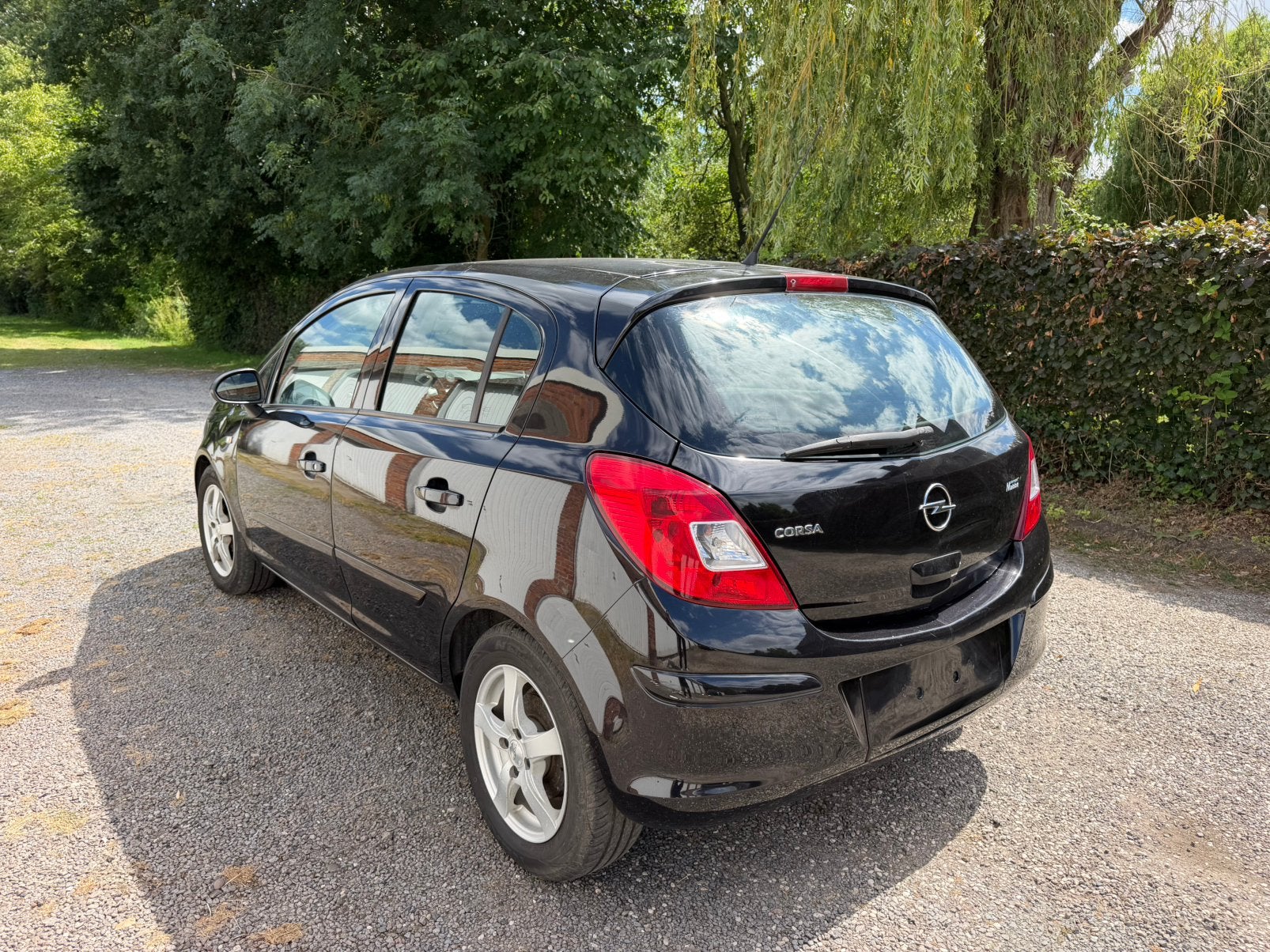 Opel corsa 1.2 benzine 59 Kw,Bj 2007,Euro 4, Voorwielaandrijving, Stof, Zwart, Bedrijf