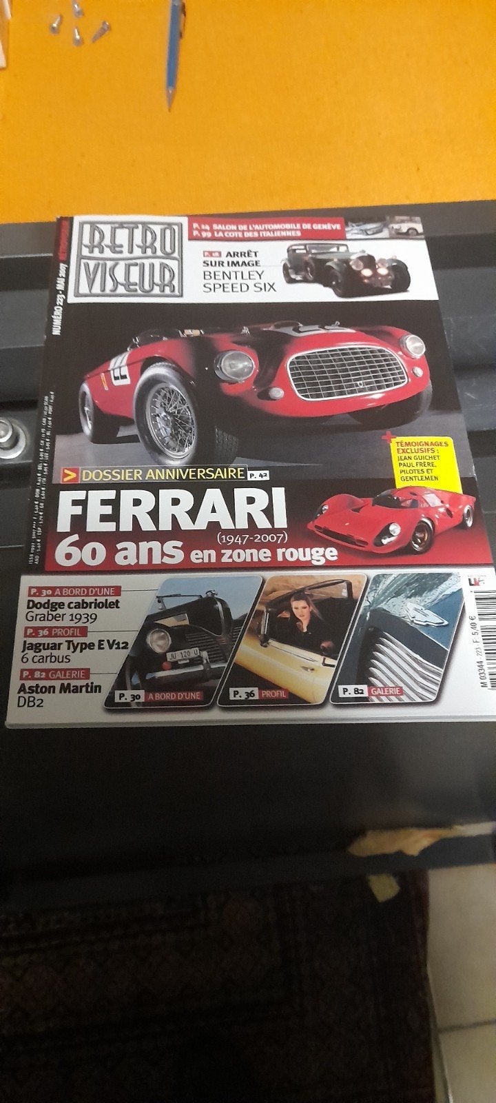 magazines de voitures anciennes, Enlèvement, Comme neuf, Retro viseur en auto moto classic
