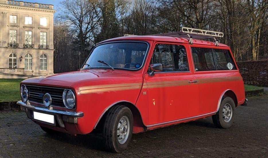 Mini Clubman Estate 1977, Autos, Mini, Rouge, Achat, Boîte manuelle, Noir