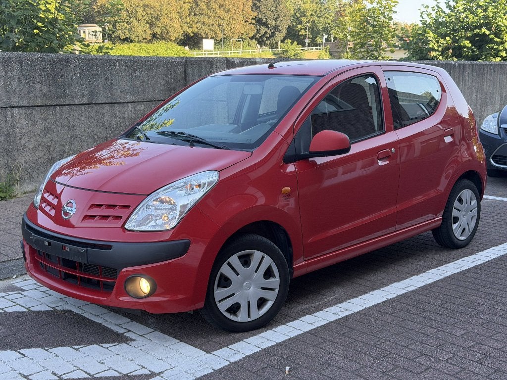 Nissan Pixo 1.0 Benzine 68PK Euro5 Airco Gekeurd 2010, Rouge, Euro 5, Achat, Entreprise