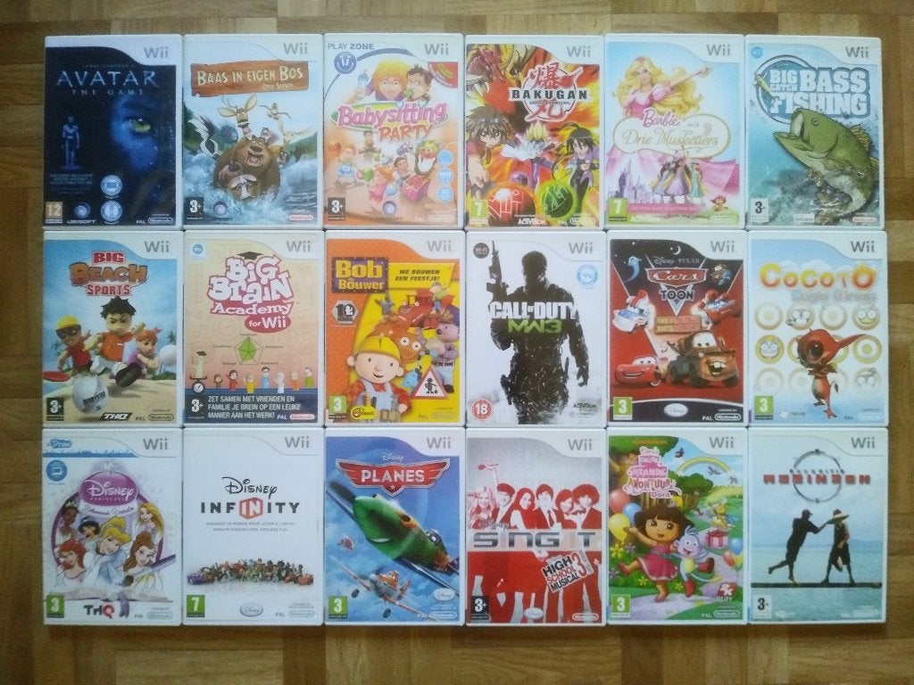 99 jeux Wii de 2€ à 20€, 10 % réduction à partir de 5 pièces, Enlèvement ou Envoi