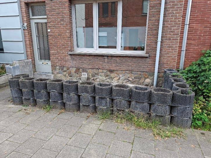 Betonen bloembakken, Tuin en Terras, Ophalen, Gebruikt, Beton, Tuin
