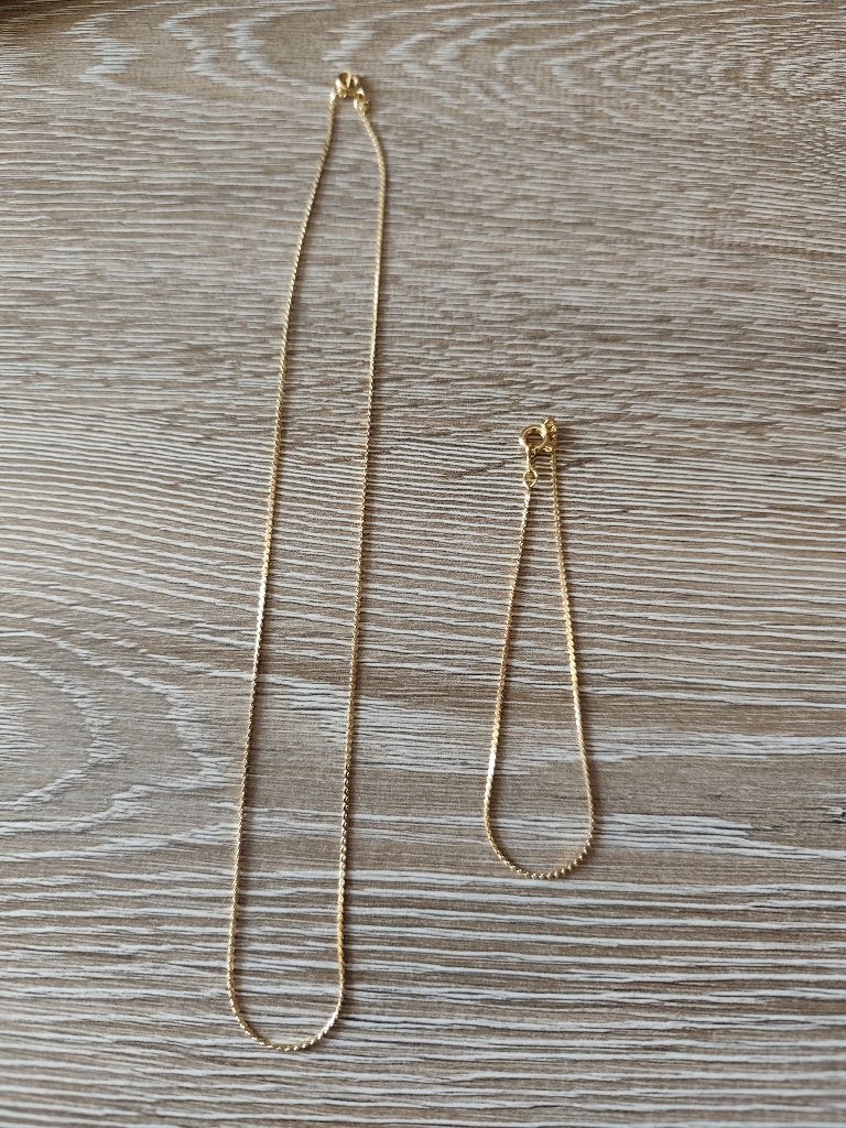 Parure de bijoux complète fantaisie : collier et bracelet., Bijoux, Sacs & Beauté, Enlèvement, Comme neuf, Or, Autres matériaux