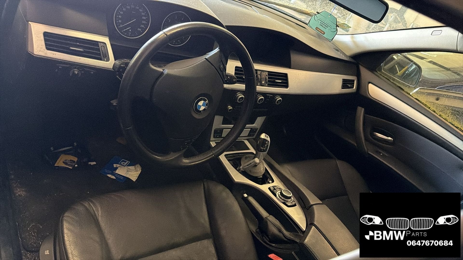 Interieur zwart leer stoelverwarming Bmw 5-Serie E61 LCI, Auto-onderdelen, Gebruikt, -, Ophalen of Verzenden, -