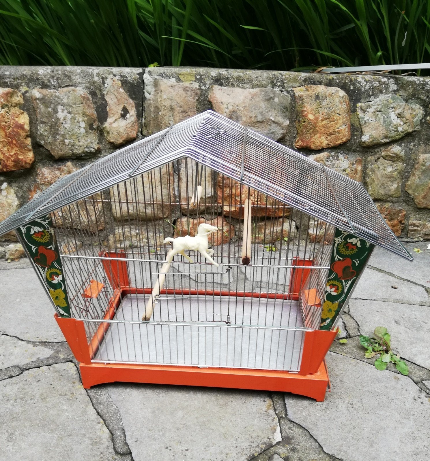 Cage canaris, Ophalen, Metaal