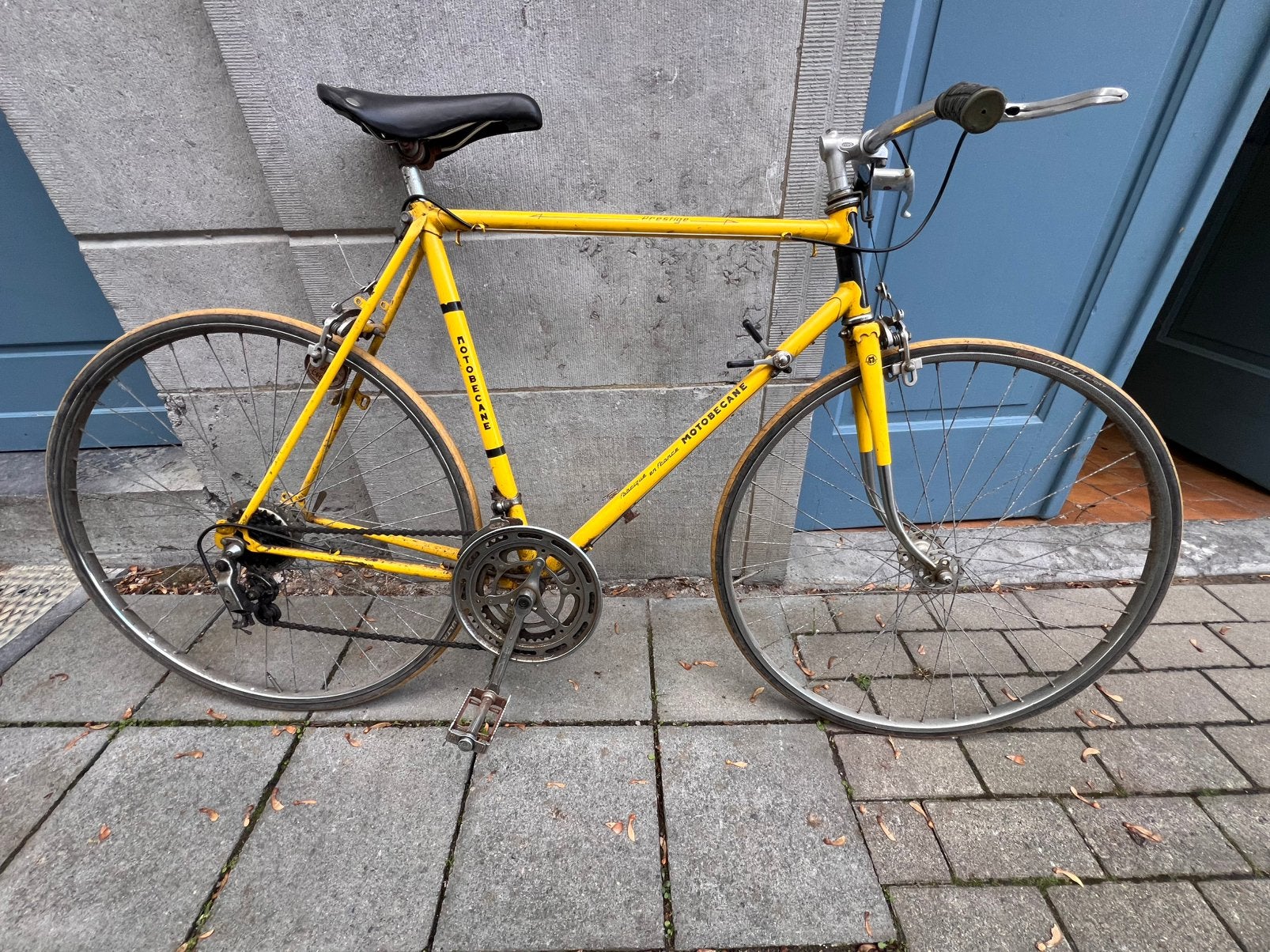 Gele motobecane < 1986, Fietsen en Brommers, Ophalen