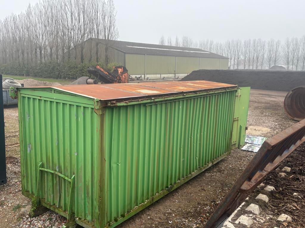 Opslagcontainer container zeecontainer magazijn stelling, Ophalen