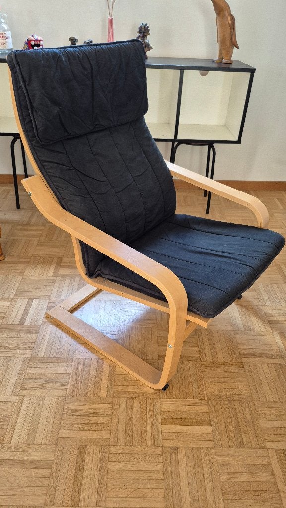 Ikea relax stoel, Maison & Meubles, Enlèvement, Utilisé, Bois, Une