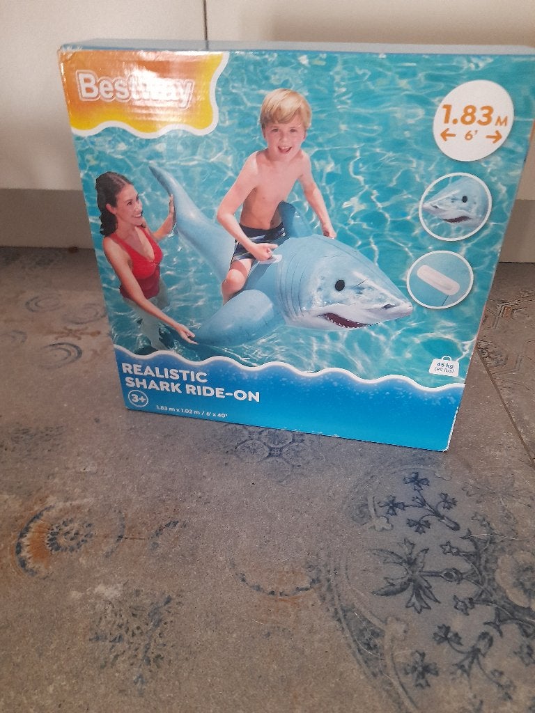 Opblaasbare haai met stevige handgrepen, 5€ +3jaar, Kinderen en Baby's, Ophalen