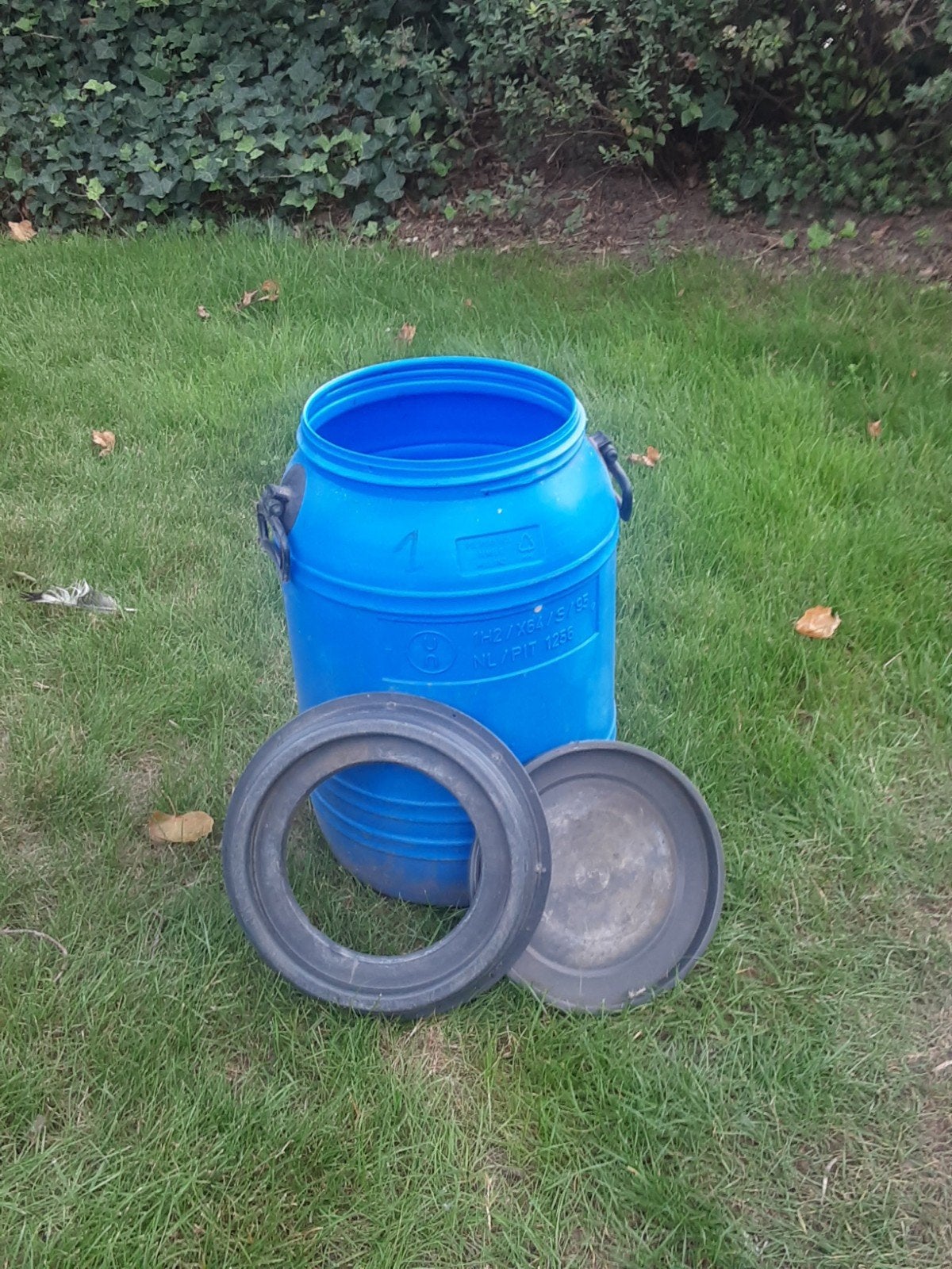 waterdichte blauwe tonnen 4 stuks, Watersport en Boten, Ophalen, Gebruikt