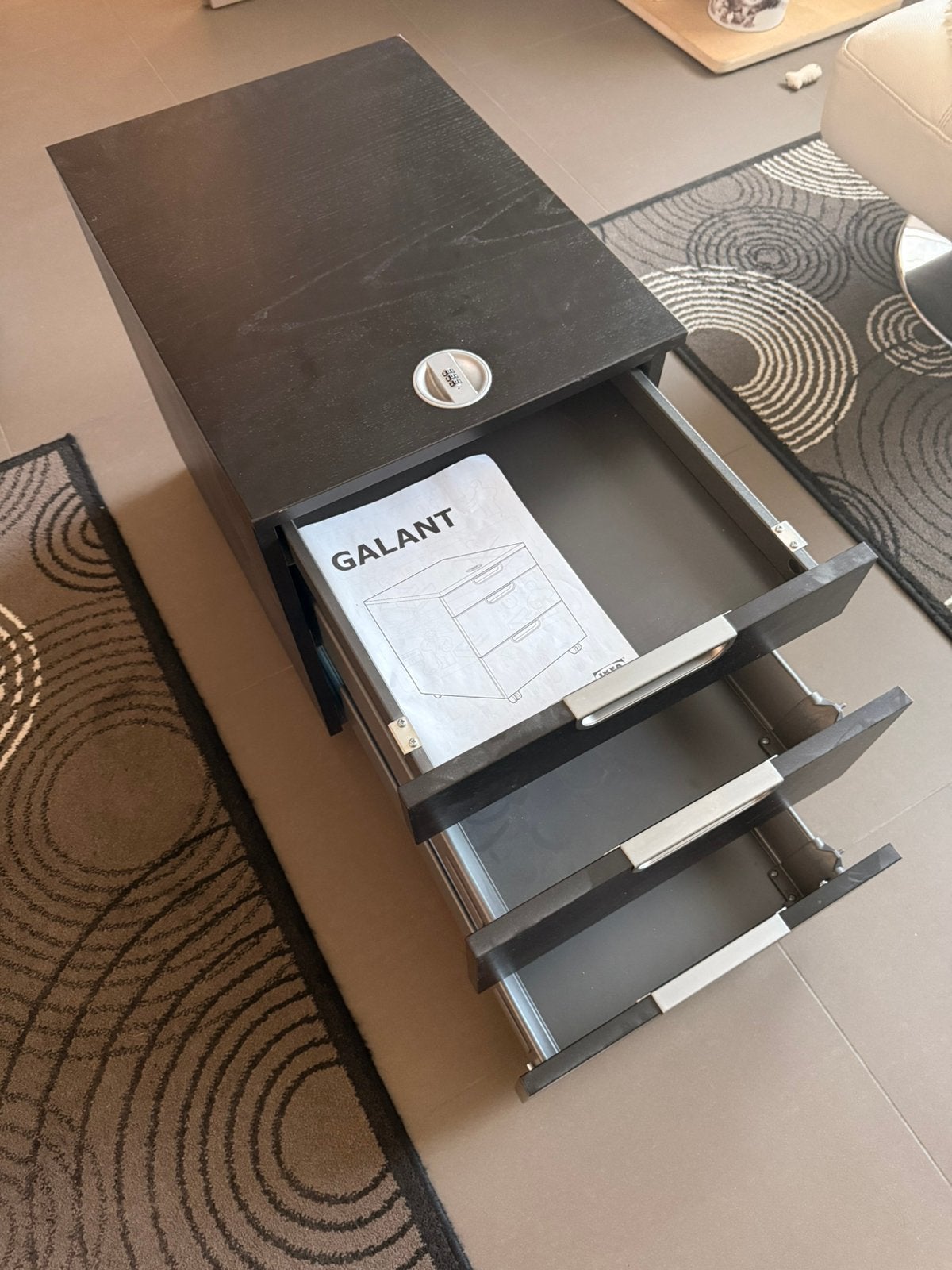 Ikea bureau galant ., Huis en Inrichting, Bureaus, Ophalen, Zo goed als nieuw, IKEA