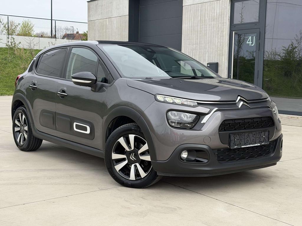 Citroen C3 1.2i PureTech Euro 6d/ CARPLAY/ KEYLESS/ CAM/ LED, Stof, Gebruikt, Bedrijf, 5 deurs