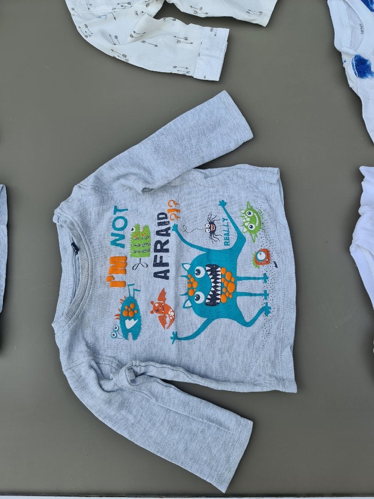 grijze pull, trui Blue Seven 9-12m/74cm, Kinderen en Baby's, Babykleding | Maat 74, Ophalen, Zo goed als nieuw