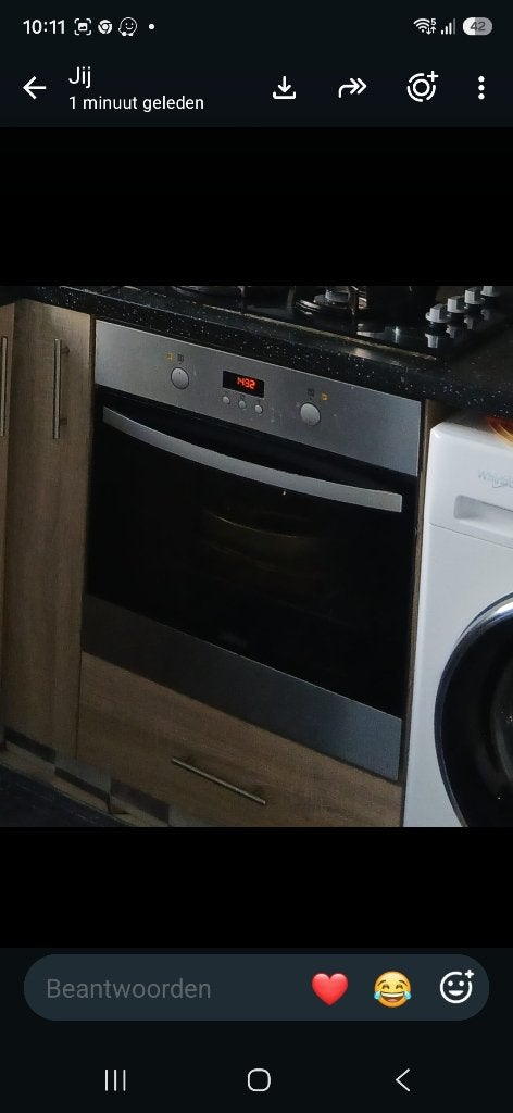 Inbouwoven zanussi bieden, Elektronische apparatuur, Ovens, Ophalen, Gebruikt, Hete lucht, 60 cm of meer