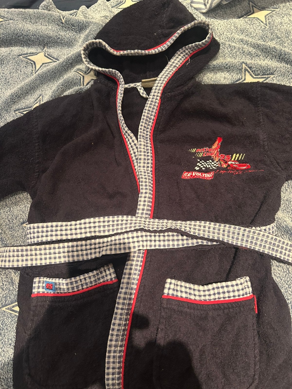 Badjas cars, Kinderen en Baby's, Babykleding | Baby-zwemkleding, Ophalen, Zo goed als nieuw