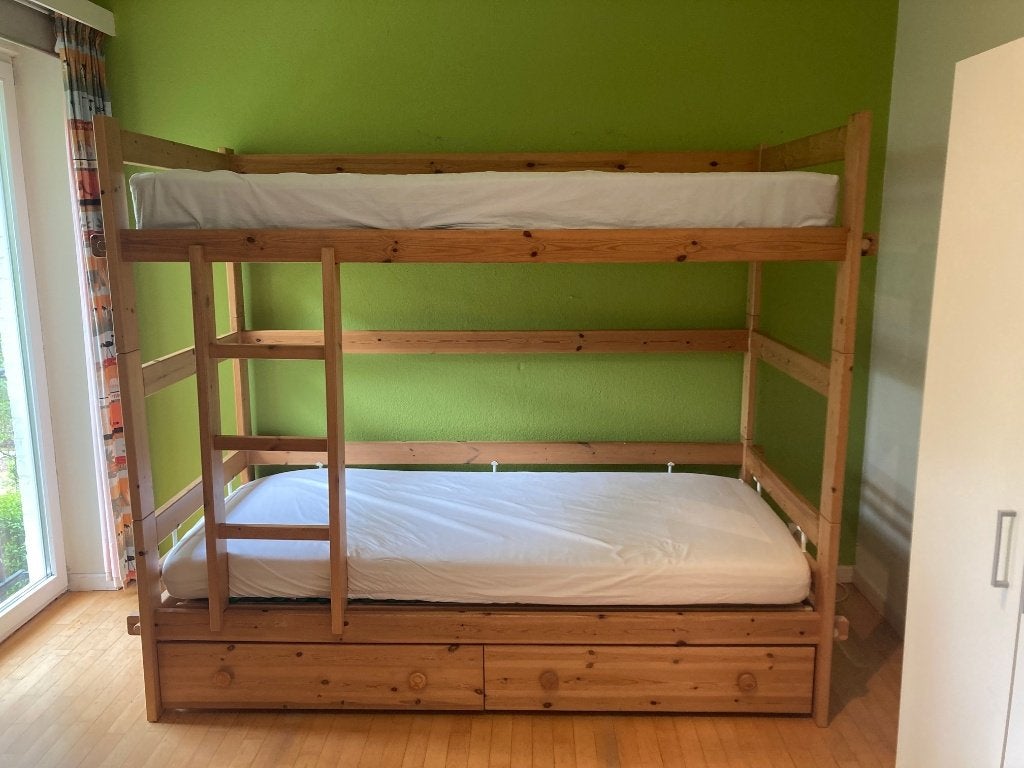 Stapelbedden, Huis en Inrichting, Slaapkamer | Stapelbedden en Hoogslapers, Gebruikt, Stapelbed, 90 cm, 200 cm, Ophalen