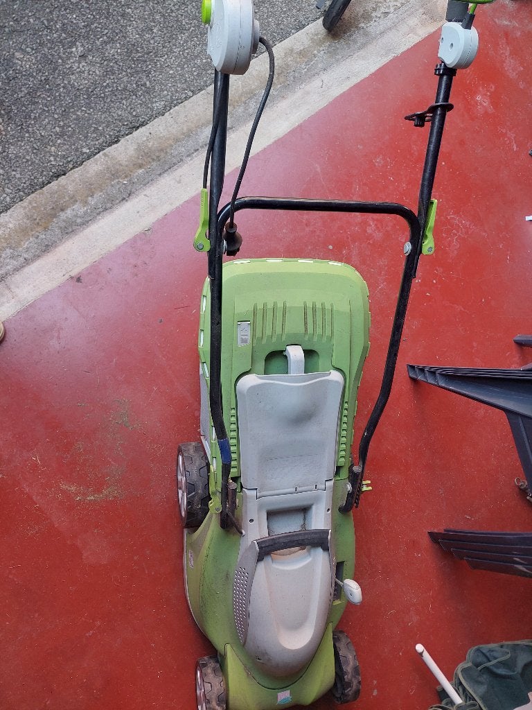 Electrische grasmaaier, Tuin en Terras, Grasmaaiers, Cirkelmaaier, Gebruikt, Elektrische grasmaaier, Elektrische starter