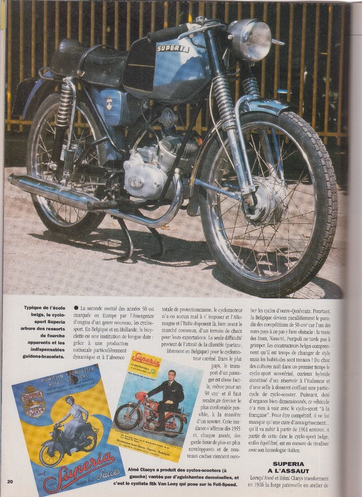 Cyclomoteur Sport Supéria Full Speed collection, Envoi, Utilisé
