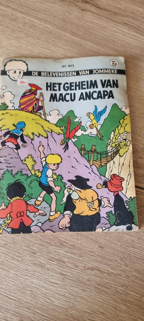 Vintage strip Jommeke 57 - Het geheim van Macu Ancapa, Boeken, Stripverhalen, Gelezen, Eén stripboek, Ophalen of Verzenden