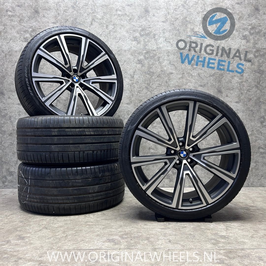 22 inch originele velgen + zomerbanden BMW X5 X6 746, Pneus et Jantes, Véhicule de tourisme, -, Autres dimensions