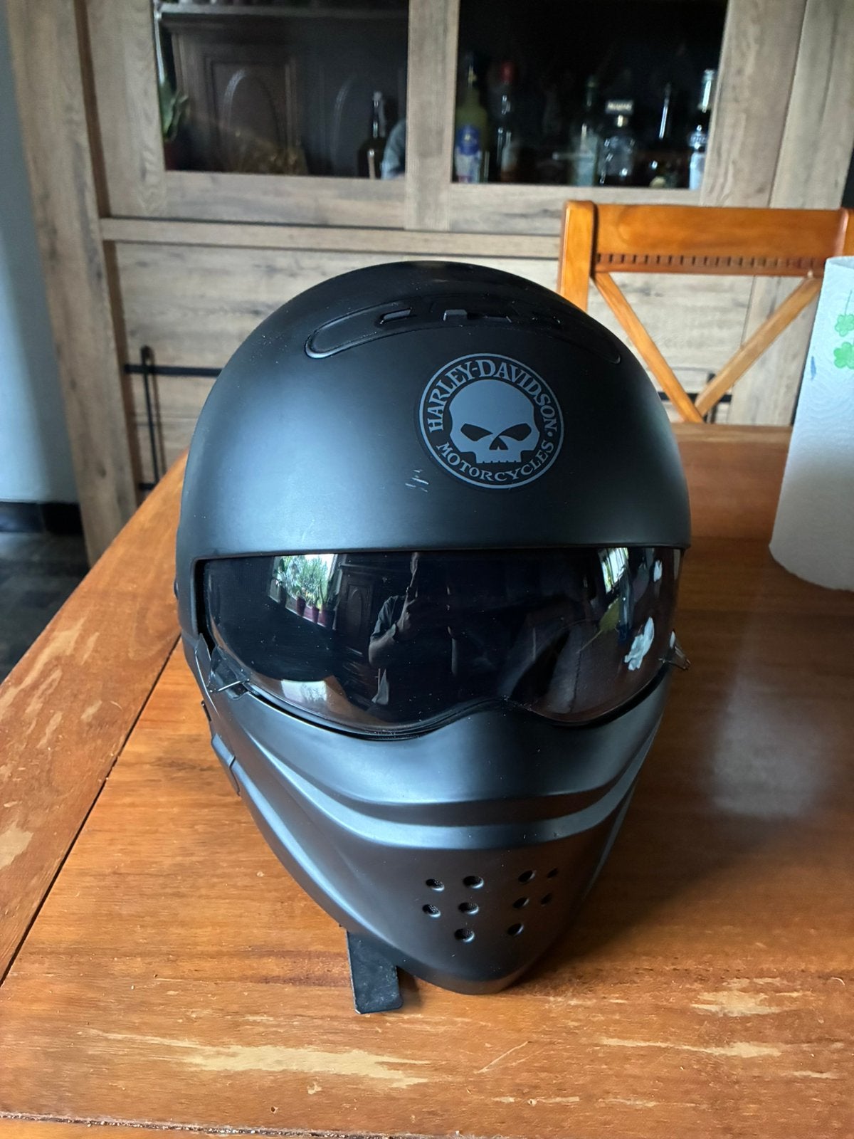 Harley - Davidson Pilot 3-in-1 X04: Matzwart helm., Enlèvement, M, Casque intégral
