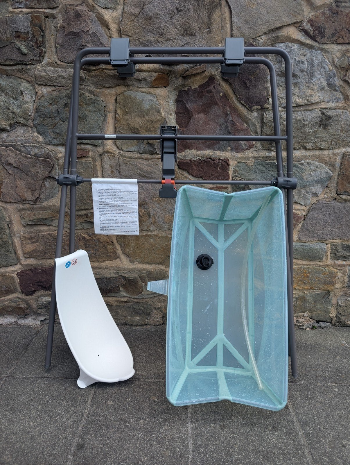 Baignoire STOKKE + pieds + réducteur (TB état), Ophalen, Badje