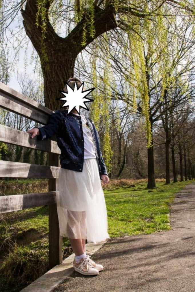 Mooi setje Jacket met glinsters jbc Maat 164 en, Kinderen en Baby's, Kinderkleding | Maat 158, Ophalen, Meisje, Zo goed als nieuw