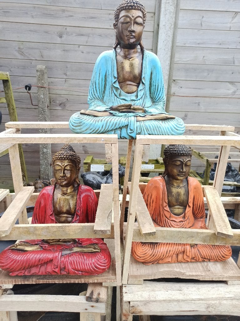 Bouddha en pierre assis, Jardin & Terrasse, Enlèvement, Neuf, Pierre, Bouddha