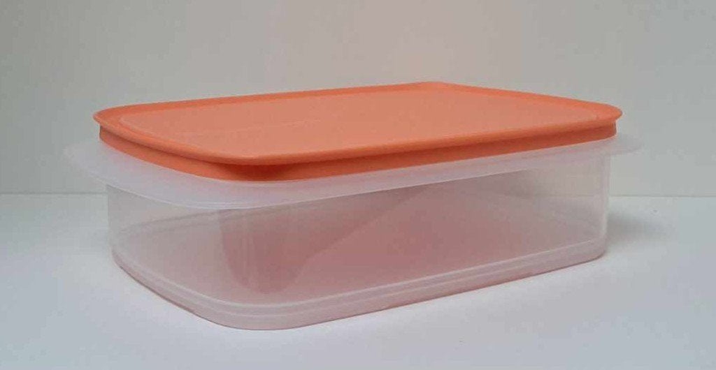 Tupperware™ « Set Empilable Cool » 1,5 litre - orange & rose, Maison & Meubles, Cuisine| Tupperware, Envoi, Neuf, Orange, Boîte