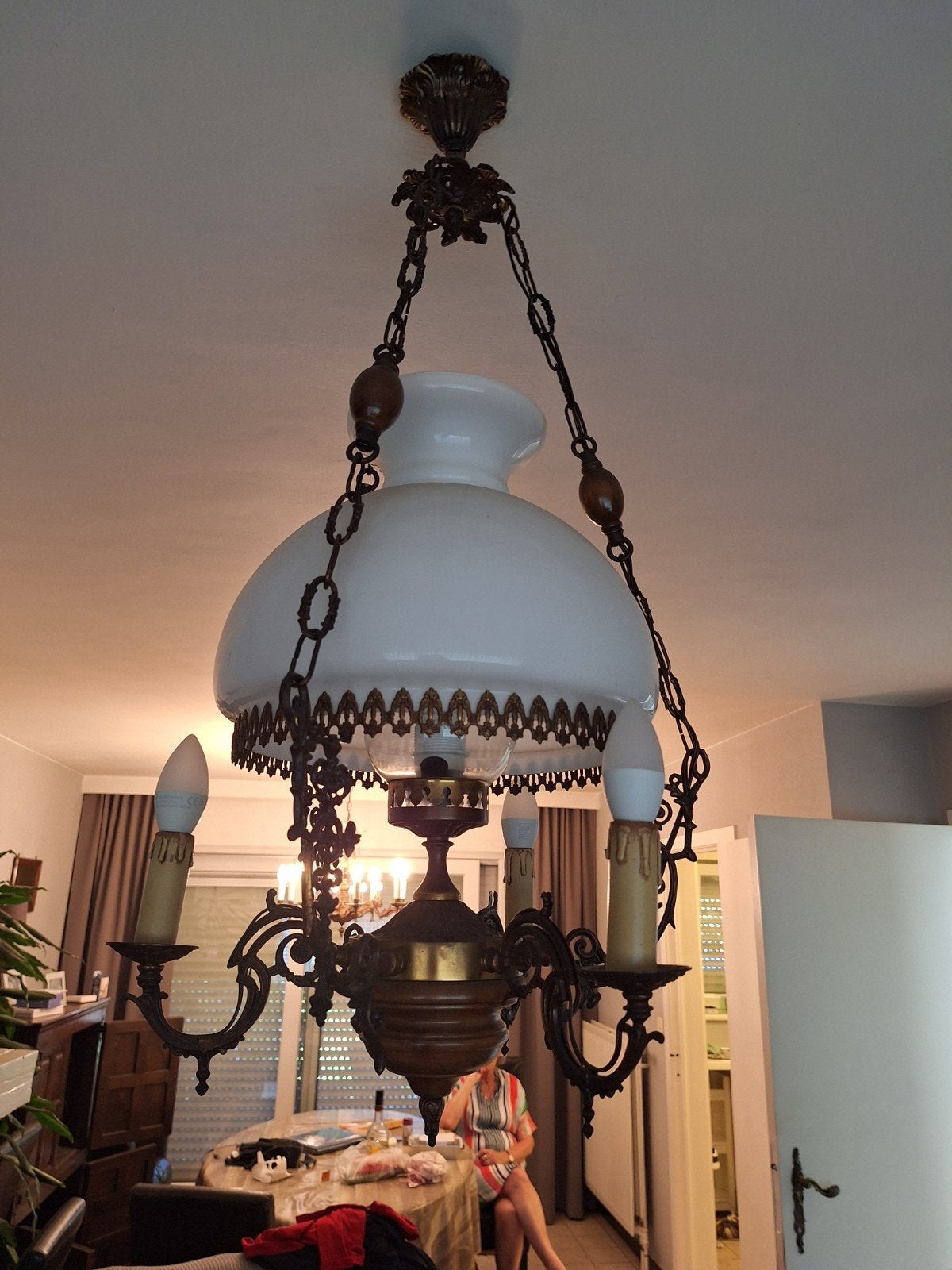 Vintage/retro Hanglamp, Antiek en Kunst, Ophalen