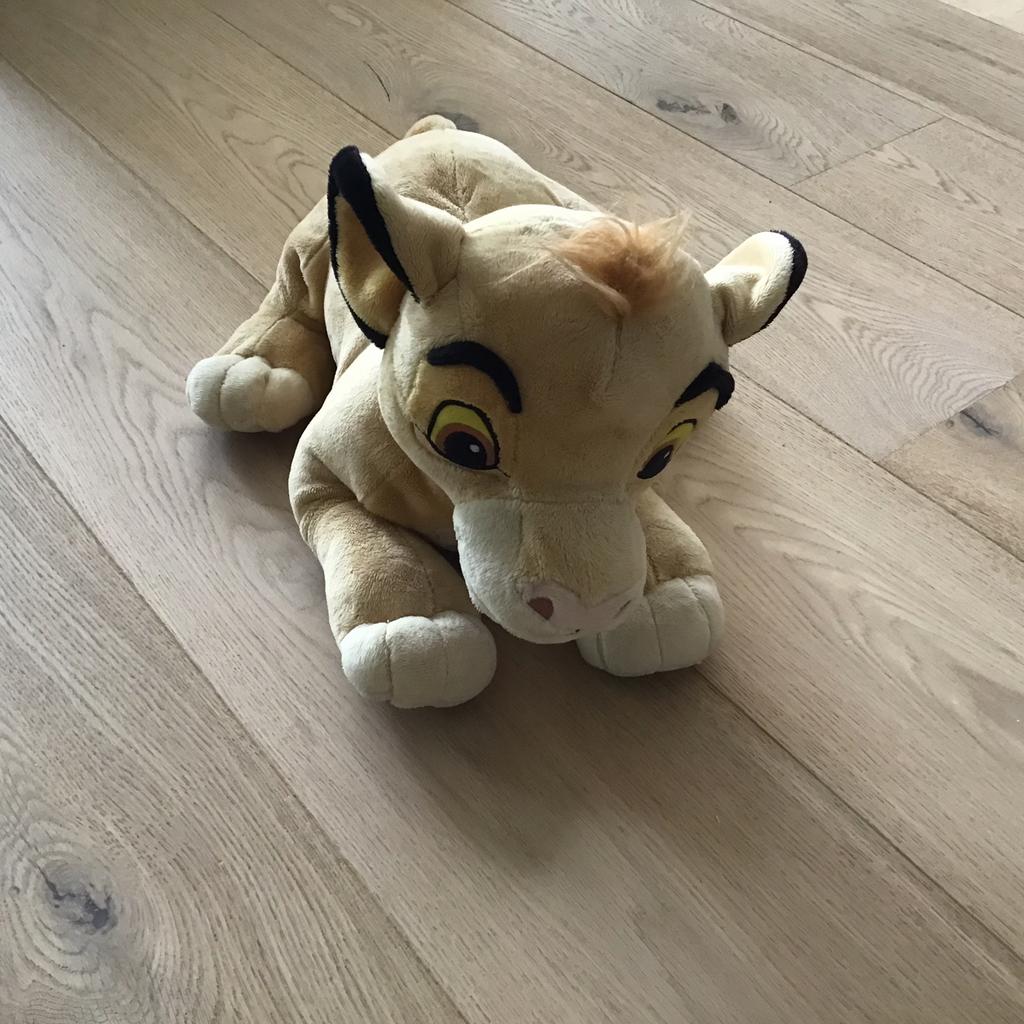 Knuffel The Lion King Simba, Ophalen of Verzenden, Zo goed als nieuw, Overige typen
