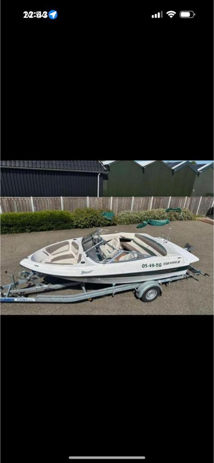 Four Winss Horizon 170 Bowrider, Sports nautiques & Bateaux, Speedboat, Comme neuf, 120 à 200 ch, Moteur in-bord, Polyester, Enlèvement