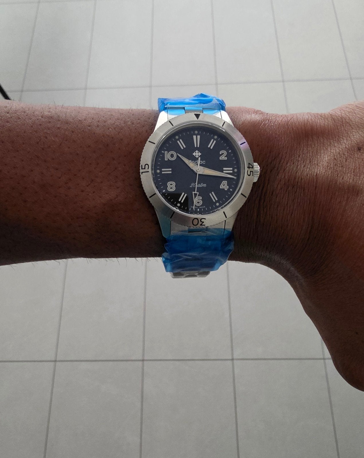 Nouveau ensemble complet Zodiac ZO0001 37 mm à vendre ou à é, Enlèvement ou Envoi, Acier, Acier, Neuf