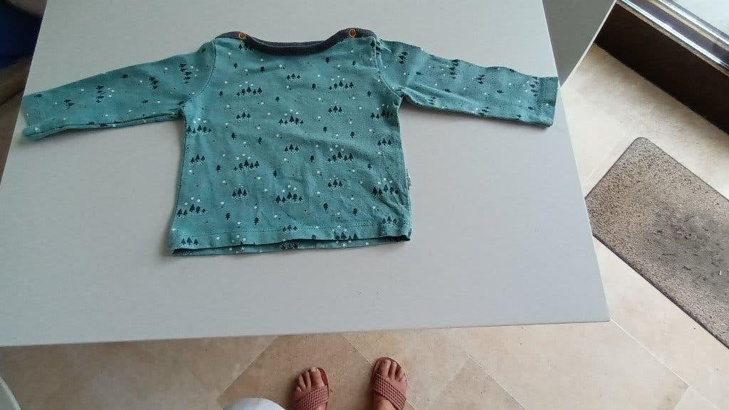 Shirtje - baby - Maat 56, Enfants & Bébés, Vêtements de bébé | Taille 56, Garçon ou Fille, Enlèvement ou Envoi, Utilisé, Hema