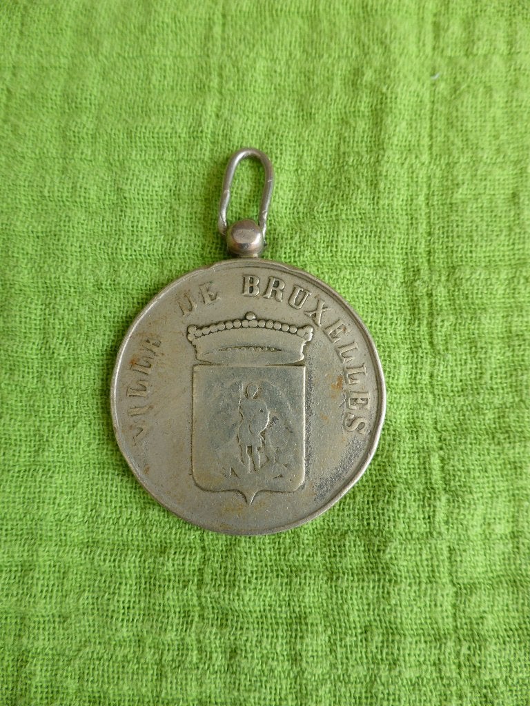 Dienstpenning Agent Special Politie BRUSSEL (P3), Ophalen of Verzenden, Rijkswacht, Lintje, Medaille of Wings