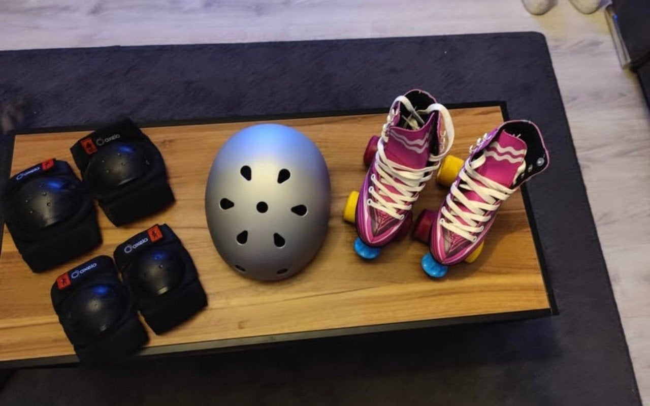 Rolschaatsen plus toebehoren, Sport en Fitness, Ophalen