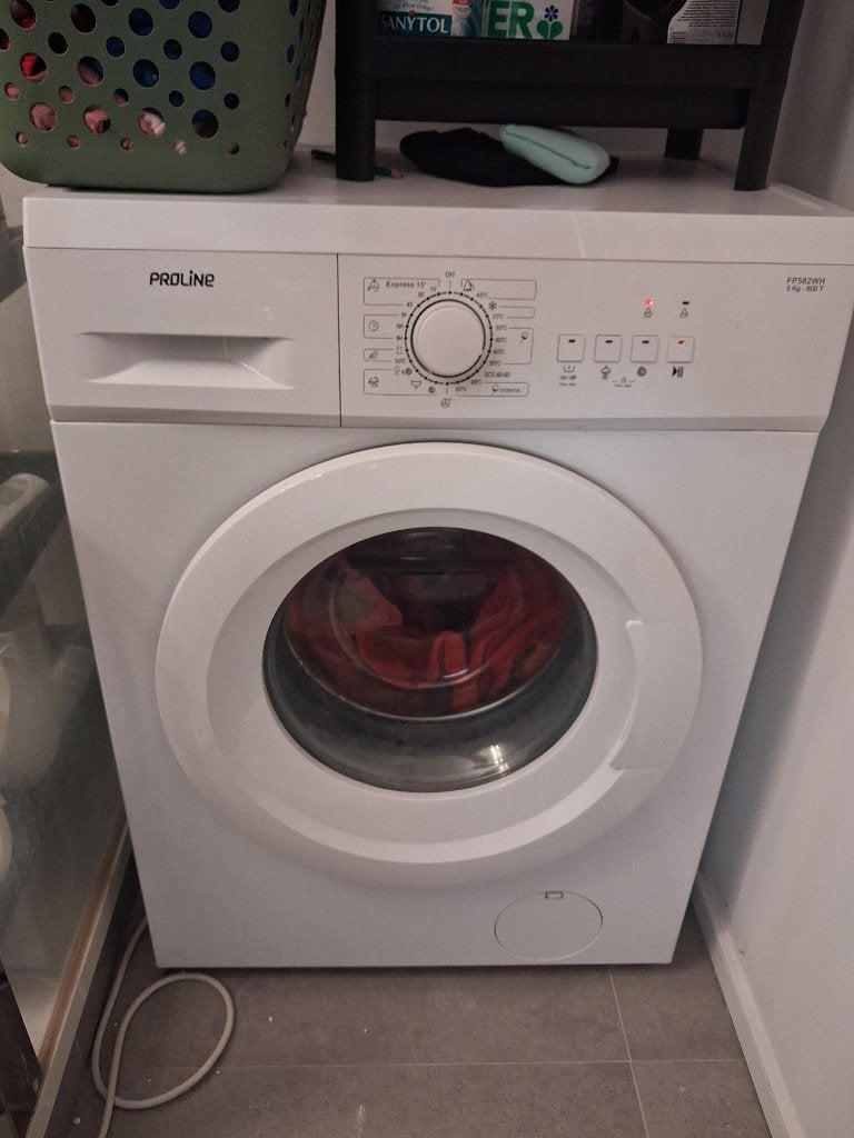 Lave-linge PROLINE FP582WH, 85 à 90 cm, 4 à 6 kg, Programme court, Enlèvement