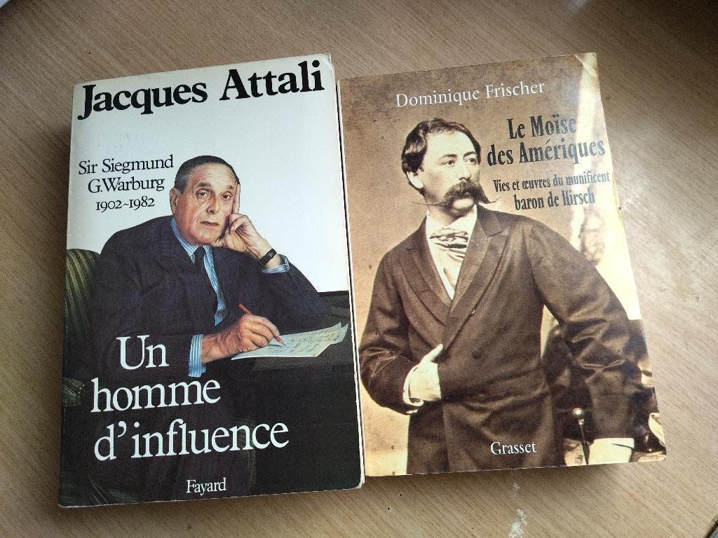 Een man met invloed en The Moses of the Americas., Ophalen of Verzenden, Zo goed als nieuw, Maatschappij en Samenleving, Jacques Attali