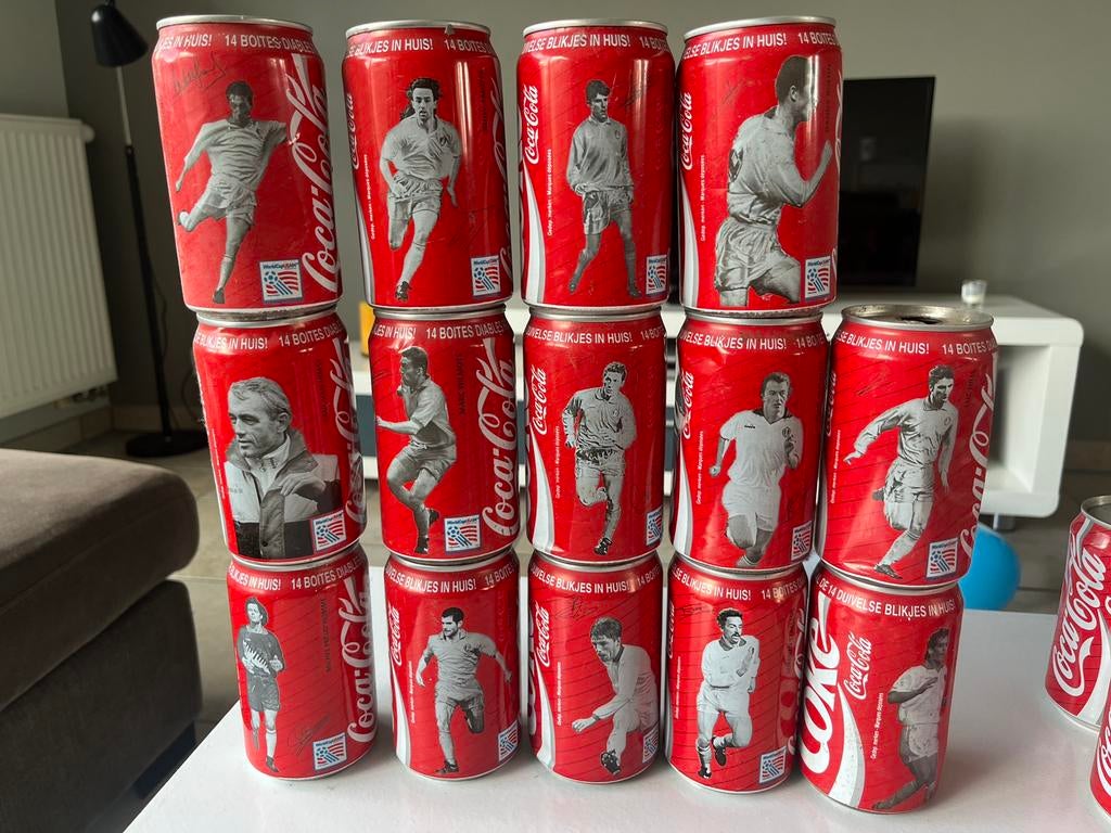 Coca cola blikjes WK 1994 Belgie / Spanje, Enlèvement, Utilisé